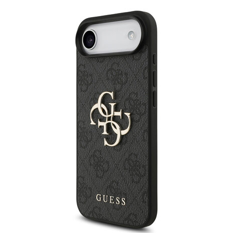 Guess Guess iPhone 17 Air Back cover coque - HC 4G PU With Strap 4G Classic Logo Air - Noir