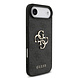 Guess Guess iPhone 17 Air Back cover coque - HC 4G PU With Strap 4G Classic Logo Air - Noir