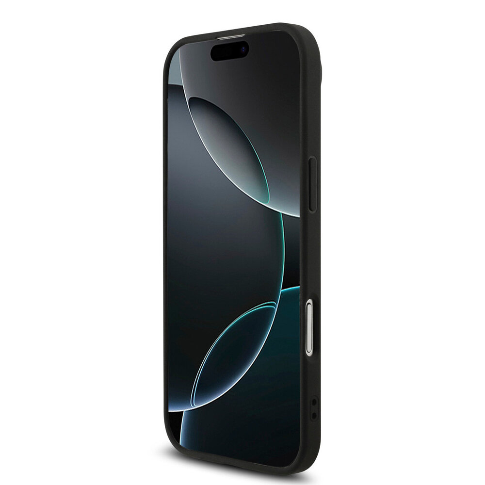 Guess Guess iPhone 17 Air Back cover case - HC 4G PU With Strap 4G Classic Logo Air - Black Guess Guess iPhone 17 Air Back cover case - HC 4G PU With Strap 4G Classic Logo Air - Black