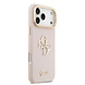 Guess Guess iPhone 17 Pro Max Back-Cover hul - HC Grained PU Big 4G & Stand Camera - Rosa Guess Guess iPhone 17 Pro Max Back-Cover hul - HC Grained PU Big 4G & Stand Camera - Rosa