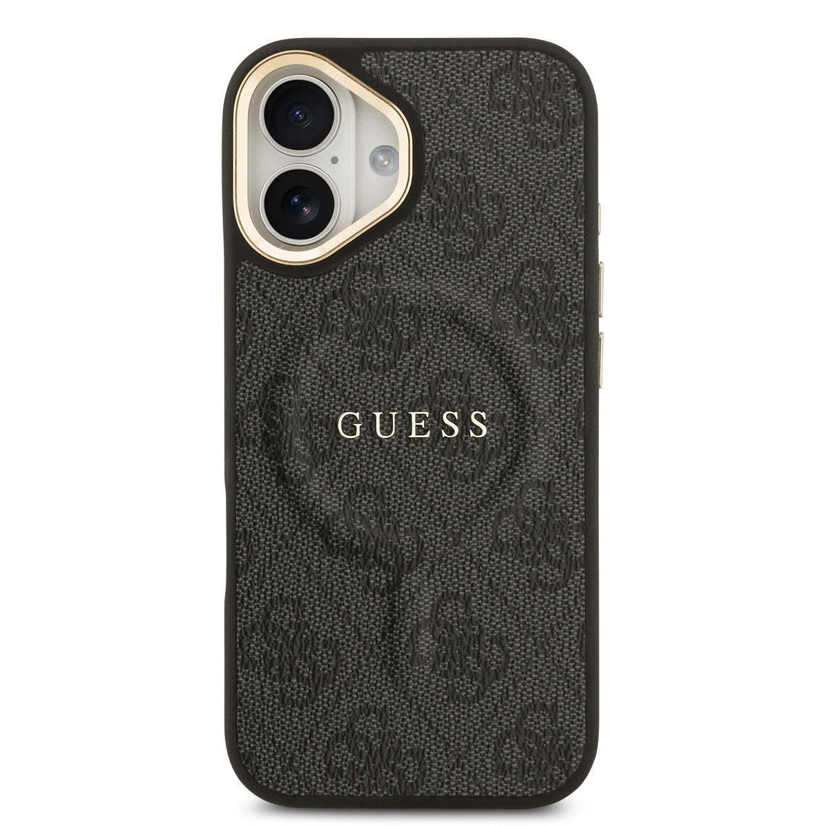 Guess Guess iPhone 16 Backcover hoesje - HC Magsafe 4G PU With Classic - Zwart, foto 3 van 6