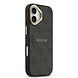 Guess Guess iPhone 16 Backcover hoesje - HC Magsafe 4G PU With Classic - Zwart