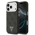 Guess Guess iPhone 17 Pro/iPhone 18 Pro Hartschalenhülle MagSafe 4G PU dreieckiges Logo SL - Schwarz