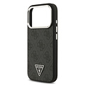 Guess Guess iPhone 17 Pro/iPhone 18 Pro Hartschalenhülle MagSafe 4G PU dreieckiges Logo SL - Schwarz