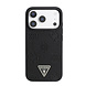 Guess Guess iPhone 17 Pro Back cover coque - HC Magsafe Grained PU Hot Stamp Peony Triangle Logo - Noir Guess Guess iPhone 17 Pro Back cover coque - HC Magsafe Grained PU Hot Stamp Peony Triangle Logo - Noir