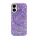 Guess Guess iPhone 17 Backcover hoesje - HC Magsafe IML Shell Script Metal - Paars Guess Guess iPhone 17 Backcover hoesje - HC Magsafe IML Shell Script Metal - Paars