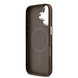 Guess Guess iPhone 17 Back cover case - HC Magsafe 4G PU With Classic Logo - Brown Guess Guess iPhone 17 Back cover case - HC Magsafe 4G PU With Classic Logo - Brown