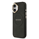 Guess Guess iPhone 17 Back cover coque - HC Magsafe PU With Peony Hot Stamp - Noir Guess Guess iPhone 17 Back cover coque - HC Magsafe PU With Peony Hot Stamp - Noir