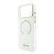 Guess Guess iPhone 17 Pro Max Back-Cover hul - HC Magsafe IML Shell Script Metal - Weiß Guess Guess iPhone 17 Pro Max Back-Cover hul - HC Magsafe IML Shell Script Metal - Weiß