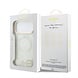 Guess Guess iPhone 17 Pro Max Backcover hoesje - HC Magsafe IML Shell Script Metal - Wit Guess Guess iPhone 17 Pro Max Backcover hoesje - HC Magsafe IML Shell Script Metal - Wit