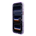 Guess Guess iPhone 17 Pro Max/iPhone 18 Pro Max Hartschalenhülle MagSafe IML Muschelmuster Schriftlogo aus Metall - Violett