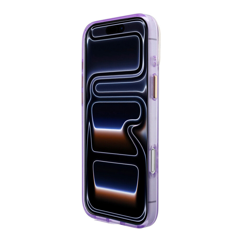 Guess Guess iPhone 17 Pro Max Back cover case - HC Magsafe IML Shell Script Metal - Purple Guess Guess iPhone 17 Pro Max Back cover case - HC Magsafe IML Shell Script Metal - Purple