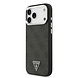 Guess Guess iPhone 17 Pro Max Back cover case - HC Magsafe 4G PU With Triangle Logo SL - Black
