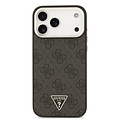 Guess Guess iPhone 17 Pro Max/iPhone 18 Pro Max Hartschalenhülle MagSafe 4G PU dreieckiges Logo SL - Schwarz