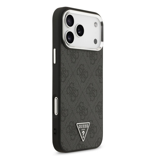 Guess Guess iPhone 17 Pro Max/iPhone 18 Pro Max Hartschalenhülle MagSafe 4G PU dreieckiges Logo SL - Schwarz
