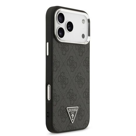 Guess Guess iPhone 17 Pro Max Back cover case - HC Magsafe 4G PU With Triangle Logo SL - Black