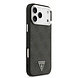 Guess Guess iPhone 17 Pro Max Back cover case - HC Magsafe 4G PU With Triangle Logo SL - Black
