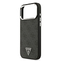 Guess Guess iPhone 17 Pro Max/iPhone 18 Pro Max Hartschalenhülle MagSafe 4G PU dreieckiges Logo SL - Schwarz