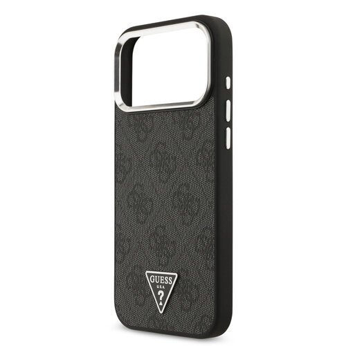 Guess Guess iPhone 17 Pro Max/iPhone 18 Pro Max Hartschalenhülle MagSafe 4G PU dreieckiges Logo SL - Schwarz