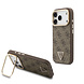 Guess Guess iPhone 17 Pro Max Back cover case - HC Magsafe 4G PU With Triangle Logo & Stand Camera - Brown Guess Guess iPhone 17 Pro Max Back cover case - HC Magsafe 4G PU With Triangle Logo & Stand Camera - Brown