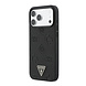 Guess Guess iPhone 17 Pro Max Back cover case - HC Magsafe Grained PU Hot Stamp Peony Triangle Logo - Black Guess Guess iPhone 17 Pro Max Back cover case - HC Magsafe Grained PU Hot Stamp Peony Triangle Logo - Black