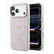 Guess Guess iPhone 17 Pro Max Back cover case - HC Magsafe PU With Peony Hot Stamp - Pink