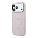 Guess Guess iPhone 17 Pro Max Back cover case - HC Magsafe PU With Peony Hot Stamp - Pink