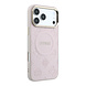 Guess Guess iPhone 17 Pro Max Back cover case - HC Magsafe PU With Peony Hot Stamp - Pink