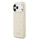 Guess Guess iPhone 17 Pro Max Back cover coque - HC Magsafe PU With Peony Hot Stamp Script - Beige Guess Guess iPhone 17 Pro Max Back cover coque - HC Magsafe PU With Peony Hot Stamp Script - Beige