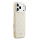Guess Guess iPhone 17 Pro Max Back cover coque - HC Magsafe PU With Peony Hot Stamp Script - Beige Guess Guess iPhone 17 Pro Max Back cover coque - HC Magsafe PU With Peony Hot Stamp Script - Beige