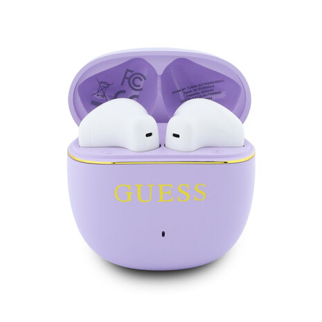 Guess Guess Bouchons d'oreilles - TWS Glossy Gold Line Classic - Violet Guess Guess Bouchons d'oreilles - TWS Glossy Gold Line Classic - Violet