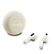 Guess Guess Bouchons d'oreilles - TWS Small Round Gold Classic Logo Print - Beige
