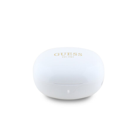 Guess Guess Earplugs - TWS Flat Classic Logo Electroplated - White Guess Guess Earplugs - TWS Flat Classic Logo Electroplated - White
