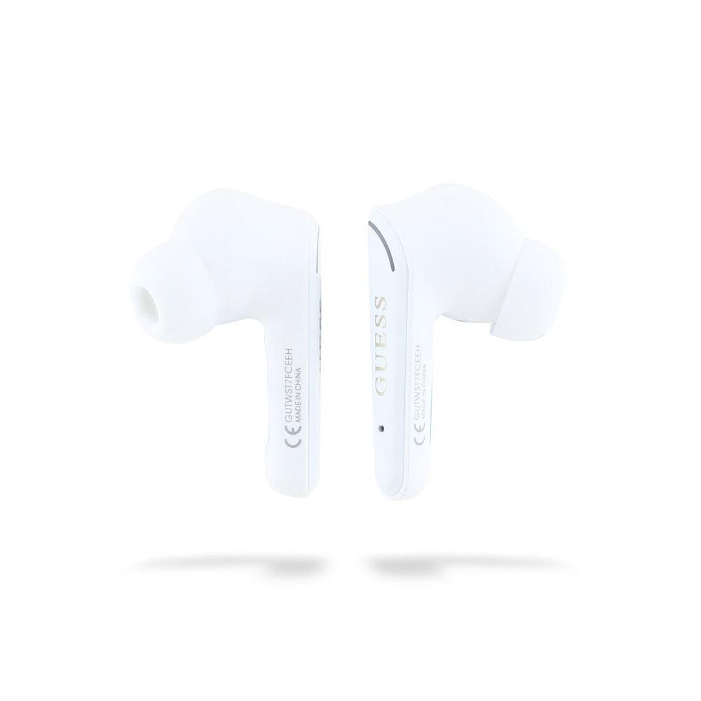 Guess Guess Earplugs - TWS Flat Classic Logo Electroplated - White Guess Guess Earplugs - TWS Flat Classic Logo Electroplated - White