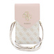 Guess Guess Wallet Bag - Phone Pouch Grained PU With4G & Classic Logos - Pink