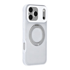 TUNIQ iPhone 18 Pro Max Backcover hoesje - 360 rotation stand MagSafe - Wit