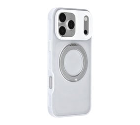 TUNIQ TUNIQ iPhone 18 Pro Max Back-Cover hul - 360 rotation stand MagSafe - Weiß