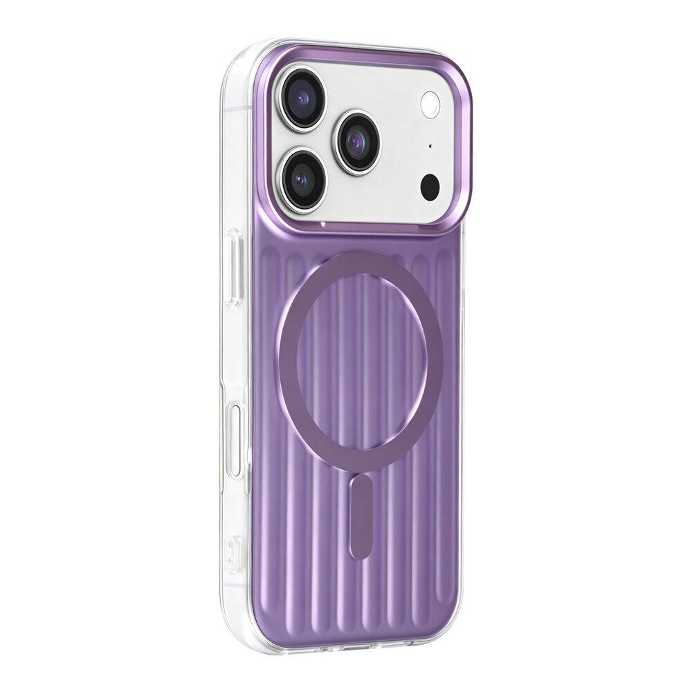 TUNIQ TUNIQ iPhone 18 Pro Back-Cover hul - luggage IMD MagSafe - Lila TUNIQ TUNIQ iPhone 18 Pro Back-Cover hul - luggage IMD MagSafe - Lila
