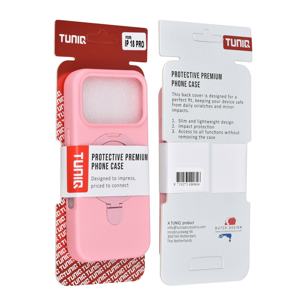 TUNIQ TUNIQ iPhone 18 Pro Back-Cover hul - Back cover case TPU - Rosa TUNIQ TUNIQ iPhone 18 Pro Back-Cover hul - Back cover case TPU - Rosa