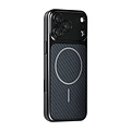 TUNIQ TUNIQ iPhone 17 Pro Max/iPhone 18 Pro Max Handyhülle MagSafe PC mit Fasermuster - Schwarz