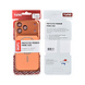TUNIQ TUNIQ iPhone 17 Pro Max Back cover coque - Magsafe With fiber pattern PC - Orange