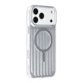 TUNIQ TUNIQ iPhone 17 Pro Max/iPhone 18 Pro Max Back Cover MagSafe IMD Luggage Design - Silver