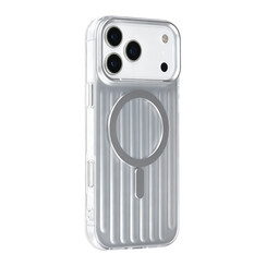 TUNIQ iPhone 17 Pro Max Backcover hoesje - luggage IMD MagSafe - Zilver