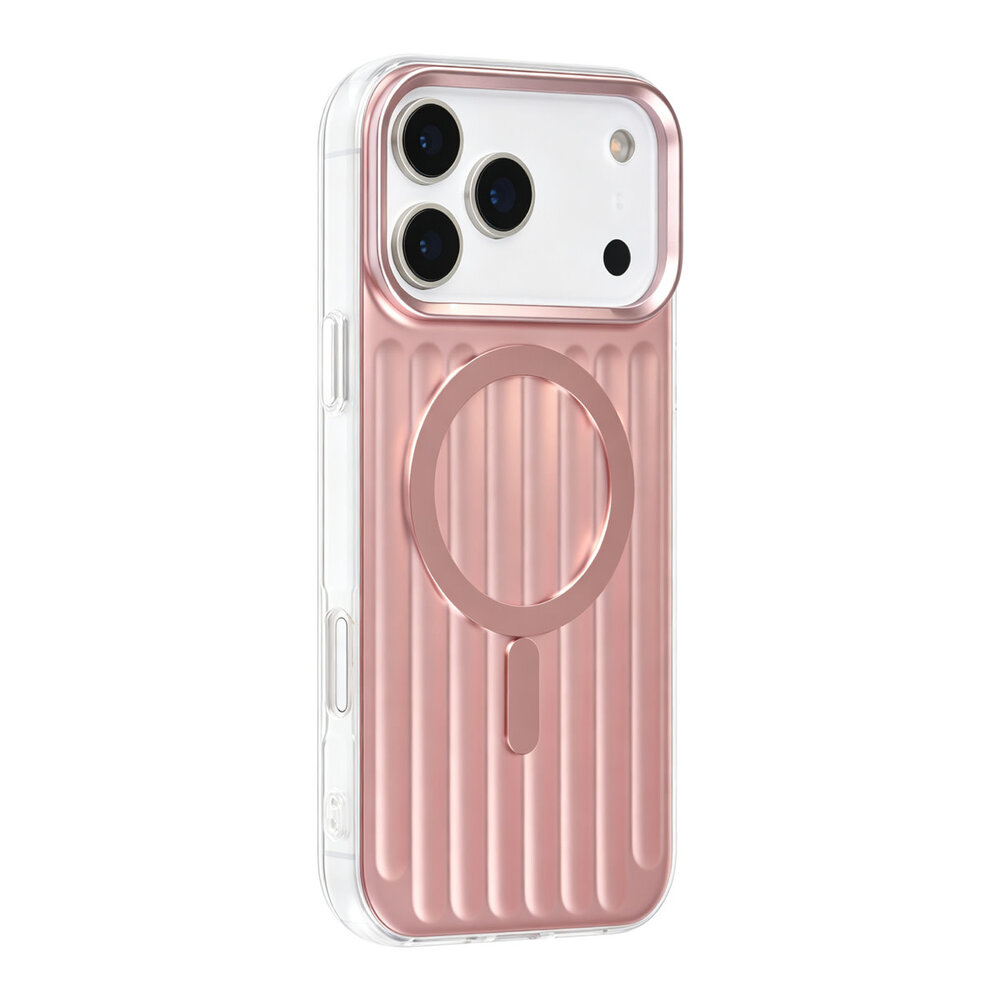 TUNIQ TUNIQ iPhone 17 Pro Max Back-Cover hul - luggage IMD MagSafe - Rosa