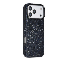 TUNIQ TUNIQ iPhone 17 Pro Max Back-Cover hul - Glitter Magsafe TPU+PC - Schwarz TUNIQ TUNIQ iPhone 17 Pro Max Back-Cover hul - Glitter Magsafe TPU+PC - Schwarz