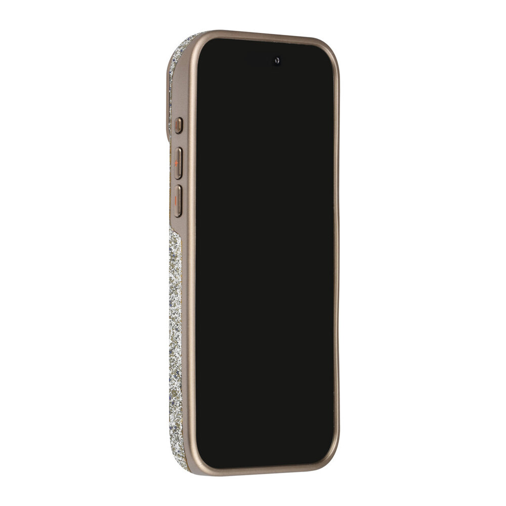 TUNIQ TUNIQ iPhone 17 Pro Max Back cover case - Glitter Magsafe TPU+PC - Silver TUNIQ TUNIQ iPhone 17 Pro Max Back cover case - Glitter Magsafe TPU+PC - Silver