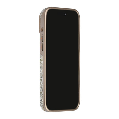 TUNIQ TUNIQ iPhone 17 Pro Max Back cover case - Glitter Magsafe TPU+PC - Silver TUNIQ TUNIQ iPhone 17 Pro Max Back cover case - Glitter Magsafe TPU+PC - Silver