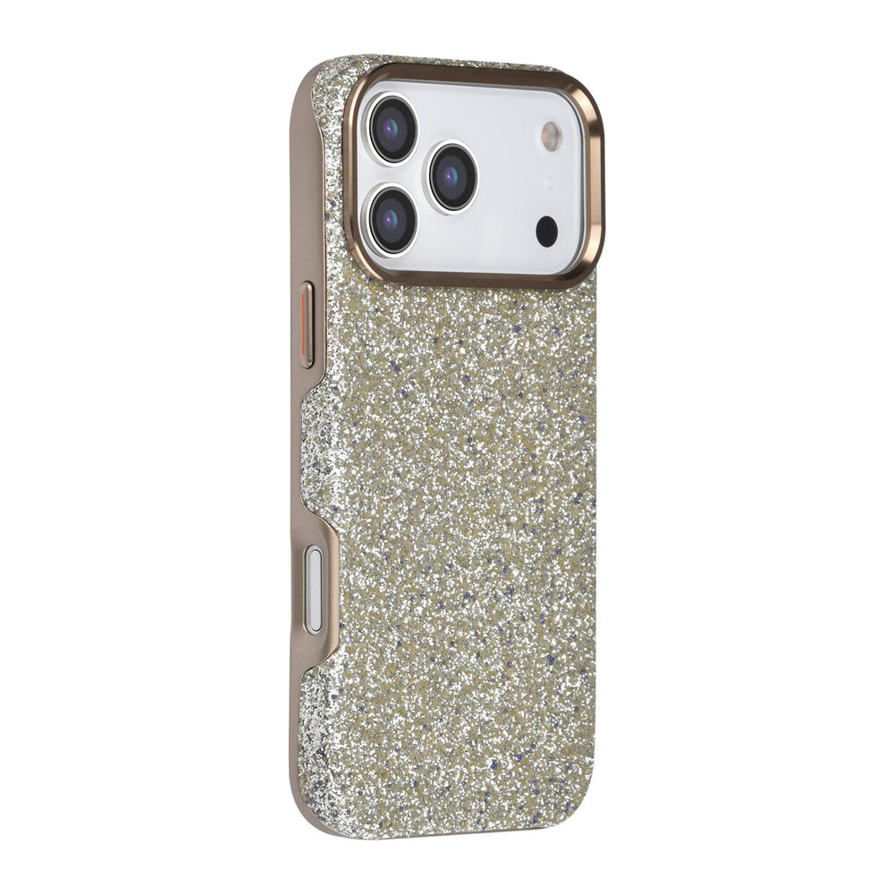 TUNIQ TUNIQ iPhone 17 Pro Max Back cover case - Glitter Magsafe TPU+PC - Silver TUNIQ TUNIQ iPhone 17 Pro Max Back cover case - Glitter Magsafe TPU+PC - Silver