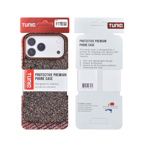 TUNIQ TUNIQ iPhone 17 Pro Max/iPhone 18 Pro Max Handyhülle MagSafe Glitzer TPU und PC - Braun