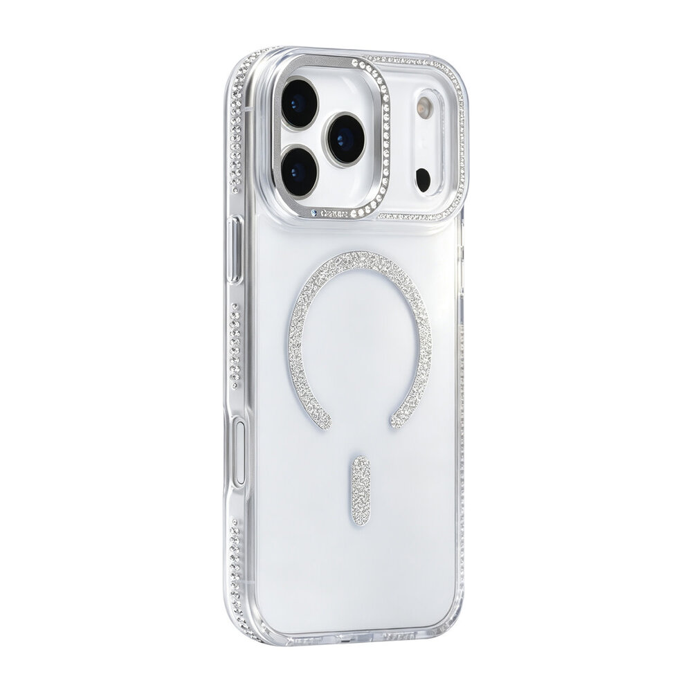 TUNIQ TUNIQ iPhone 17 Pro Max Back-Cover hul - Diamond MagSafe TPU+PC - Grau TUNIQ TUNIQ iPhone 17 Pro Max Back-Cover hul - Diamond MagSafe TPU+PC - Grau